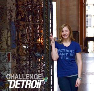 Amanda Gettgen was one of 33 students chosen for an initiative aimed at improving Detroit.